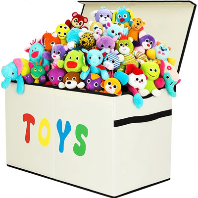 Caisse de rangement pour jouets Beige