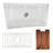Cape 33'' L Farmhouse / Apron Single Bowl Fireclay Kitchen Sink-78997219