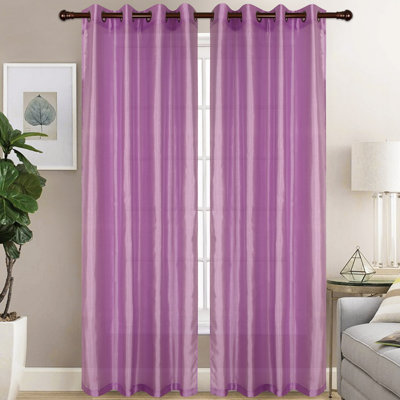 Diredra Polyester Semi-Sheer Curtains