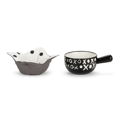 XO Soup Crock & Bowl Cozy - 8.5In