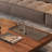 Walnut Solid Wood Square Coffee Table-1729114370