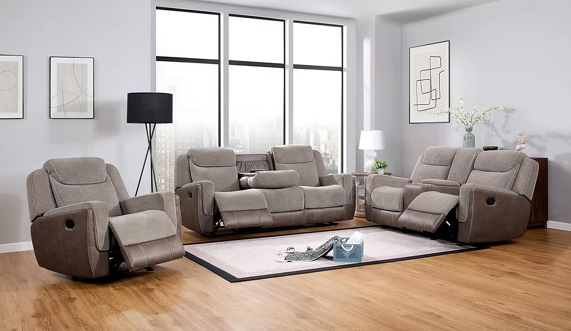 Everly Quinn 3 Piece Reclining Living Room Set | Wayfair