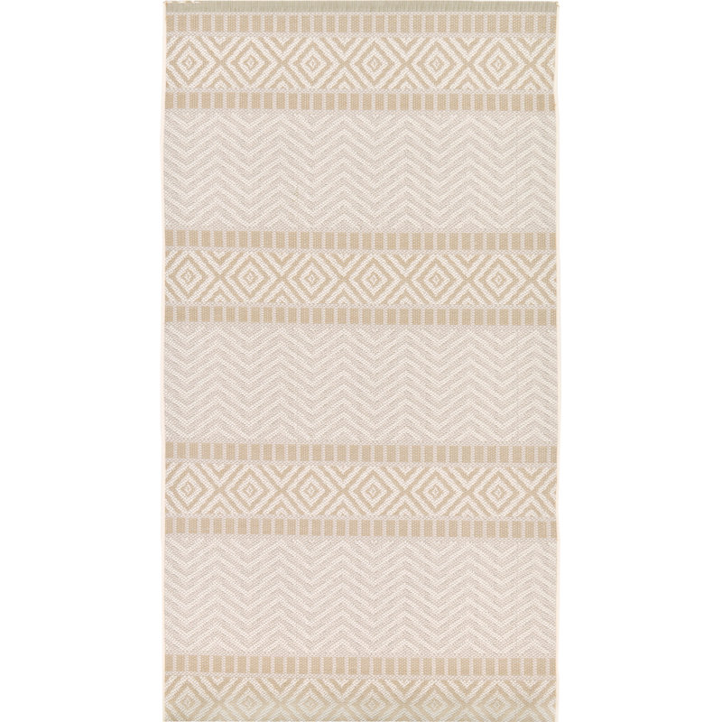 Tapis intérieur / extérieur beige Allphin, Tapis de couloir 4 pi x 82 pi