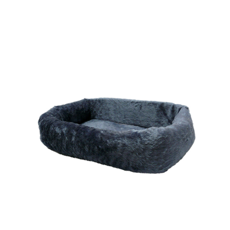 Dvorak Polyester Pet Bed, Blue, 17cm H x 75cm W x 45cm D