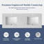 Ensemble de meuble-lavabo autoportant 60 po avec lavabo double 60 po-771324581-584737688