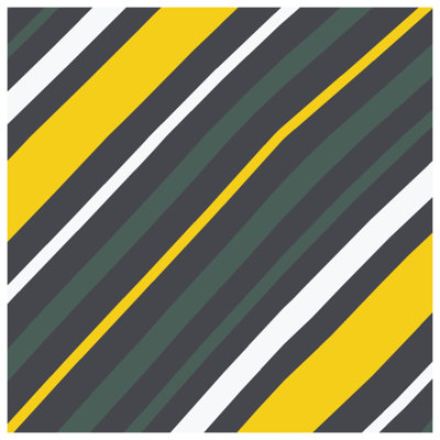 Édredon à rayures jaune et gris