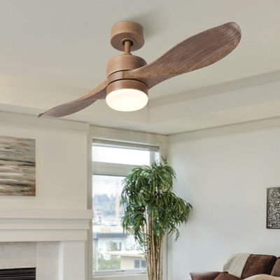 Ventilateur de plafond à DEL standard 42 po avec télécommande et ensemble d'éclairage inclus Jaclyn