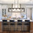 Darlington 5 - Light Kitchen Island Chandelier Dimmable Linear Chandelier-250328765