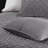 3 Piece Velvet Quilt Set Grey Full/Queen