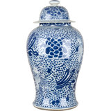 Handmade Porcelain China Ginger Jar