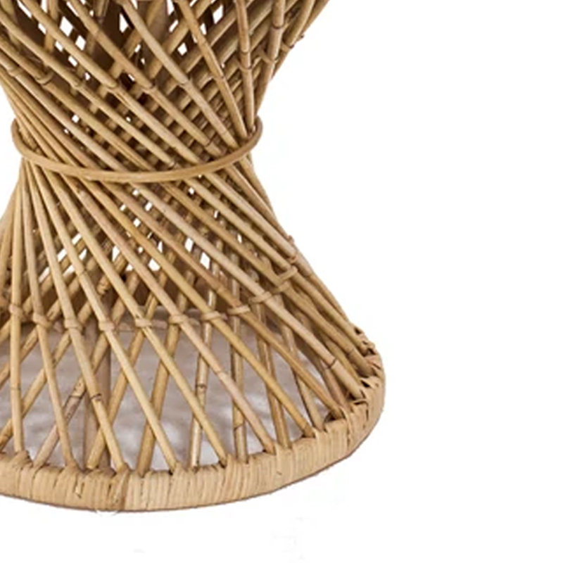 Tabouret rétro au fini naturel