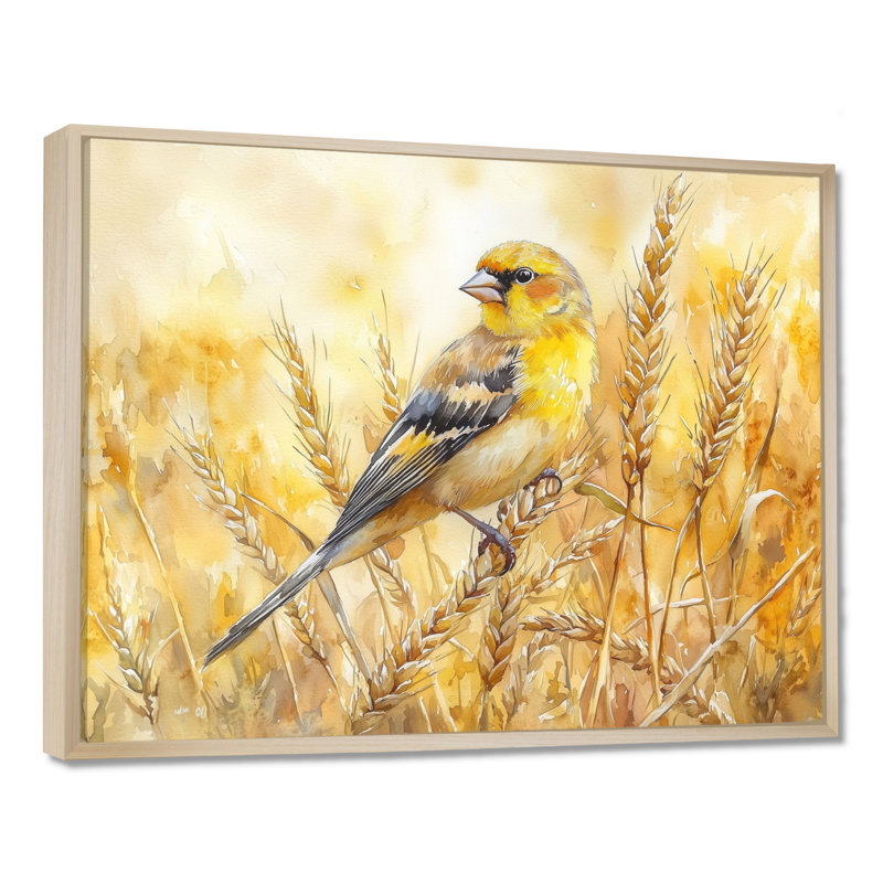 Isborne - Animals Large Wall Art, Cadre flottant, Crème, crème, H 24 po x l 32 po