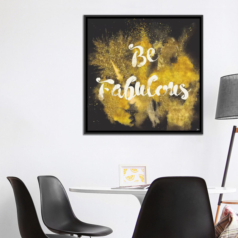 Glitter and Gold I, art textuel sur toile tendue, H 12 po x l 12 po x P 0,75 po, Toile tendue, Pas de tapis