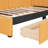 Upholstered Daybed With 2 Storage Drawers Twin Size Sofa Bed Frame No Box Spring Needed, Linen Fabric-731619355