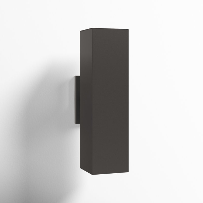 Dyer Aluminum Wall Light, Bronze, 18.5" H x 5" W x 7.75" D, No