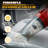 Portable Handheld 2-in-1 Vacuum and Air Compressor, 5500PA Suction with Digital Tire Pressure Gauge & LED Light, Car Cleaning Kit-124561109