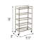 Chariot de rangement roulant pour salle de bain