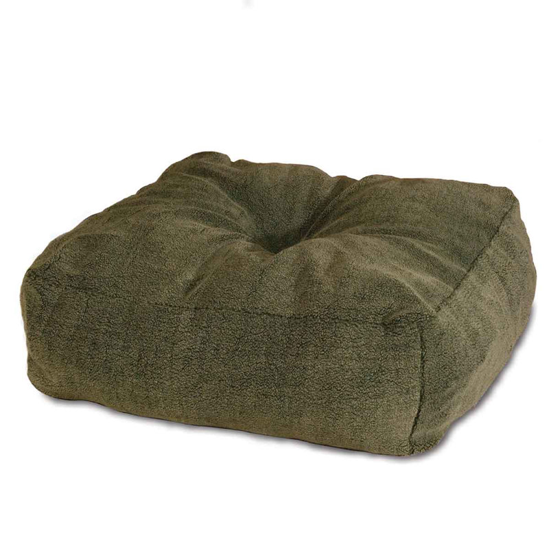 Polyester Pet Bed, Medium (28" W x 28" D x 12" H), Green