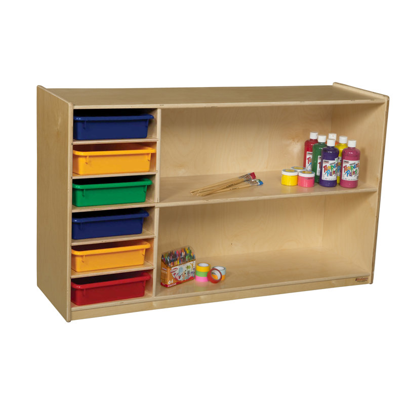Tablette de rangement avec plateaux, Translucide, Oui