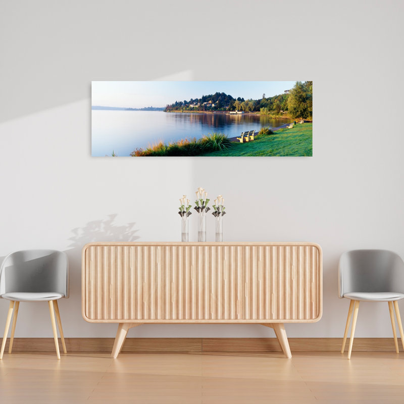 Lake Washington Mount Baker Park Seattle Washington State USA by Greg Probst - Wrapped Canvas Panoramic Print