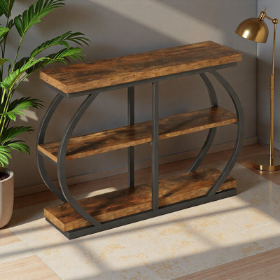 Grande table de rangement pour hall d'entrée et console