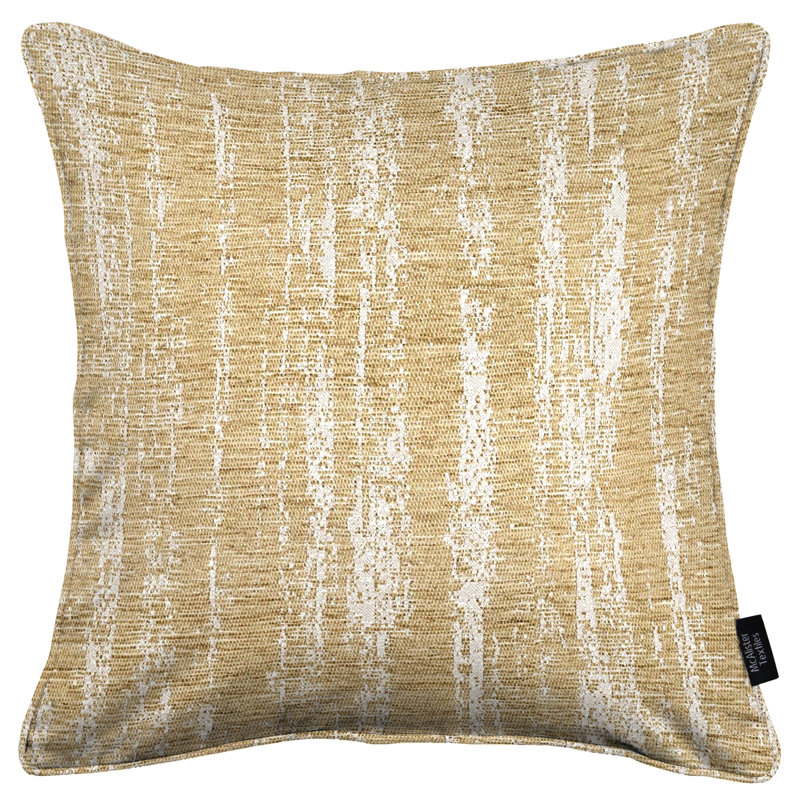 Danyale Abstract Square Cushion, Mimosa Yellow