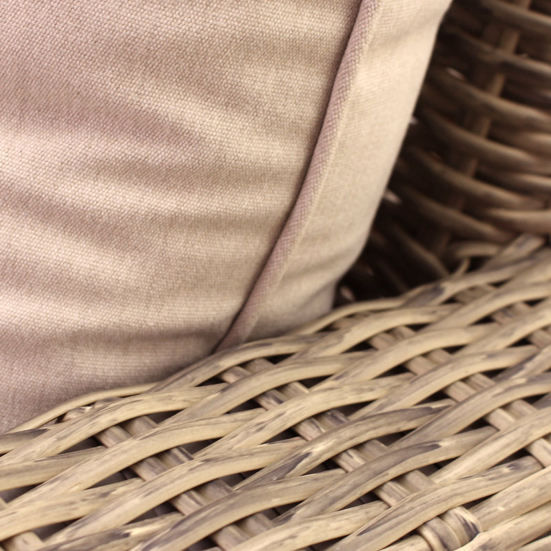 Chaise de patio avec coussins Welaka