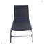 Ensemble de chaises longues d'extérieur 2 pièces, fauteuil inclinable réglable en métal à cinq positions