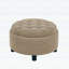 Table basse moderne capitonnée en tissu avec plateau amovible pour le salon-328108777