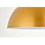 Luminaire suspendu en forme de dôme à 1 lumière à intensité variable Rancourt-1627107674-1612877802