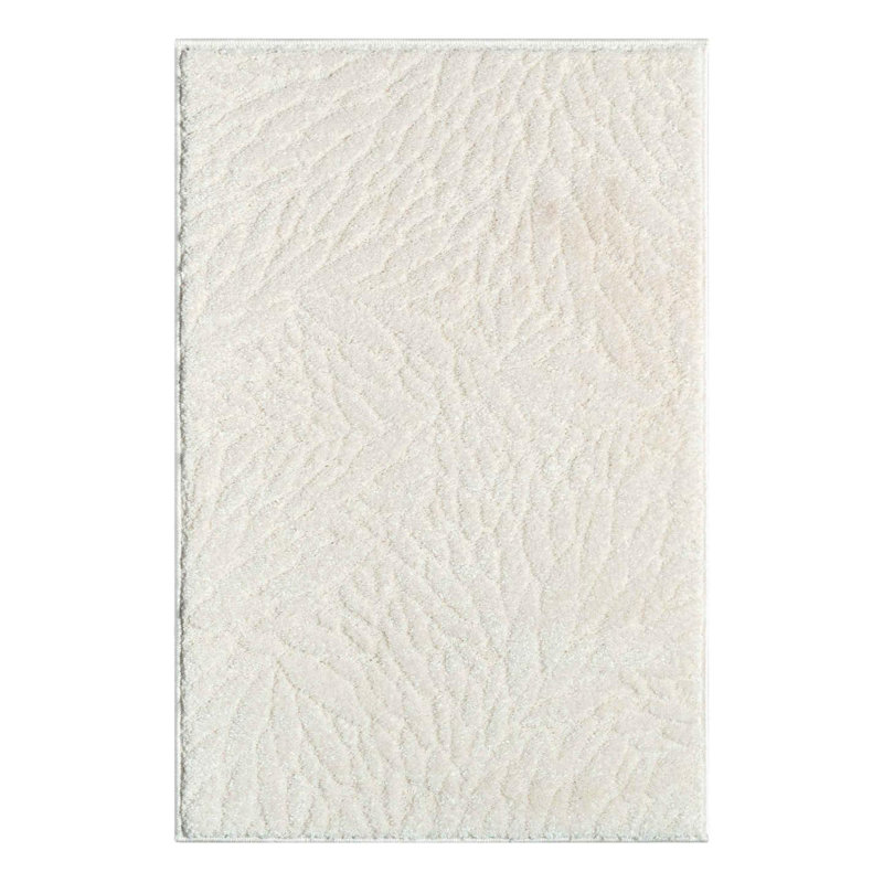 Modern Floral Area  Rug, Rectangle 1'11.5" W x 2'11.5 L