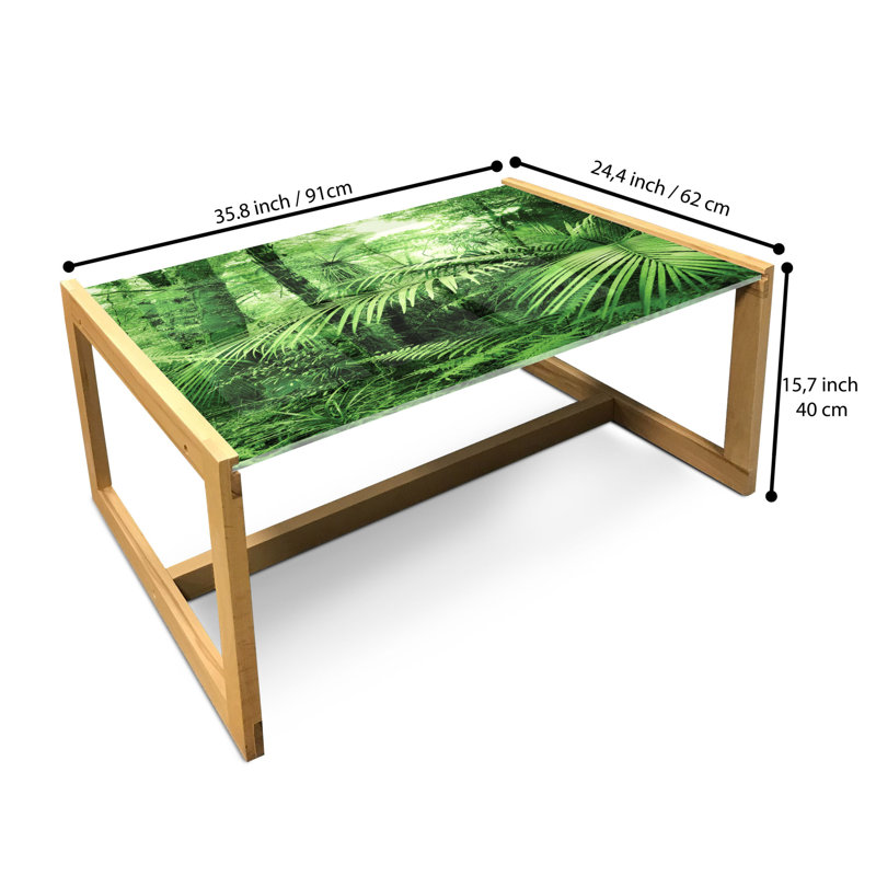 Jahanahn Sled Coffee Table, 90cm H x 62cm W x 40cm D