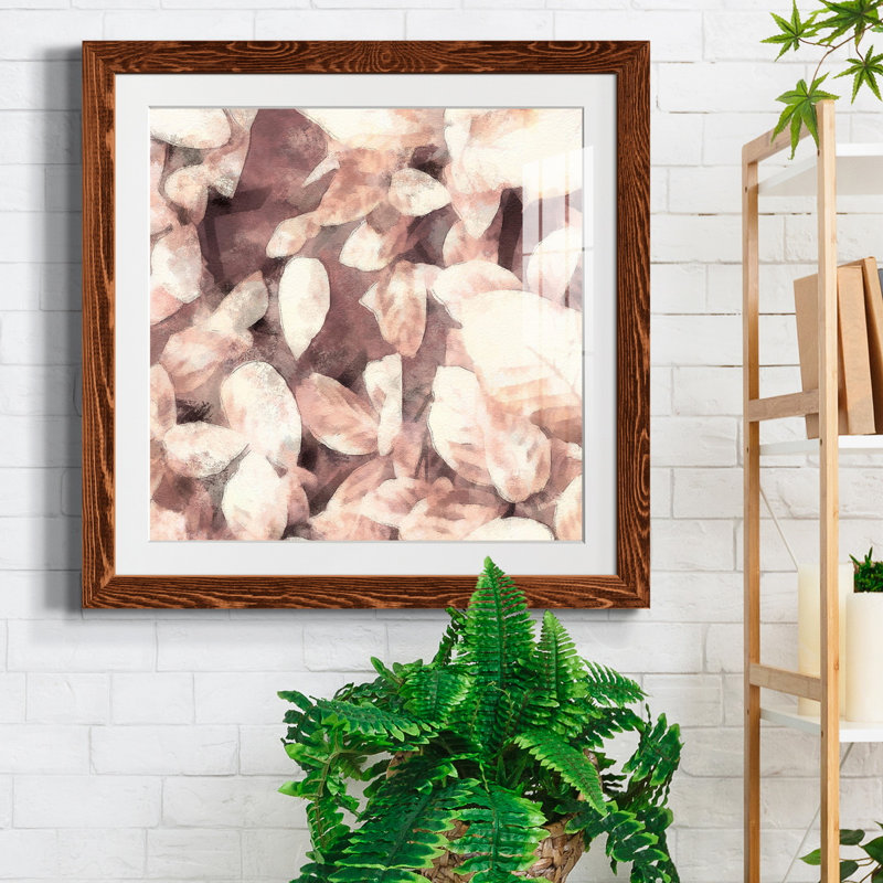 Impression encadrée sur mesure personnalisée «Ocean Cameo III» - prête à être accrochée, H 20 po x l 20 po x P 1,5 po