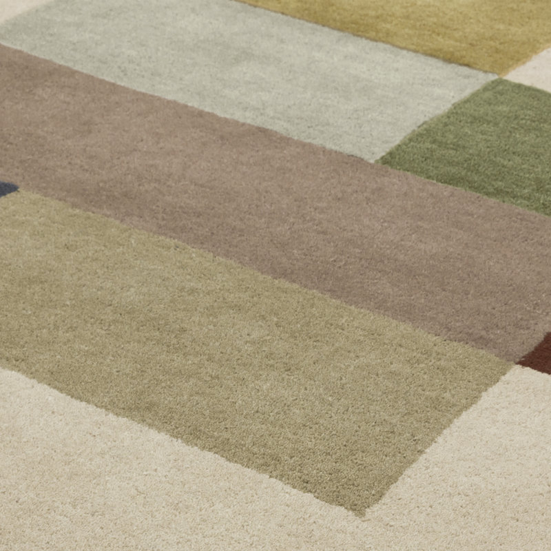 Yahir Abstract Wool Hand Tufted Area Rug, Rectangle 160 x 230cm