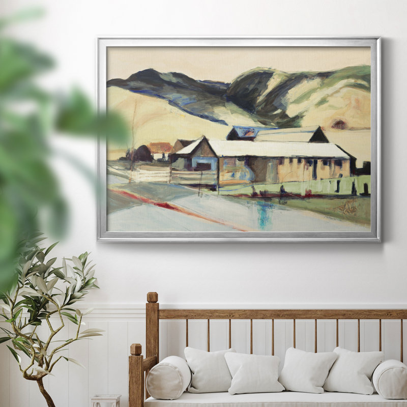 Méchant - cadre photo, reproduction d'art sur toile, Toile avec cadre argenté, H 26,5 po x l 36,5 po x P 1,5 po