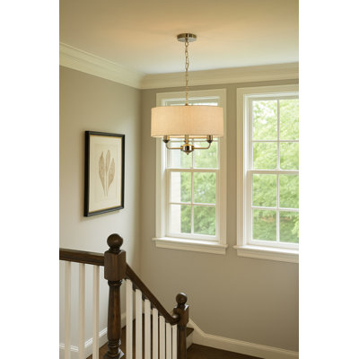 Durham 3 - Light Drum Shade Chandelier