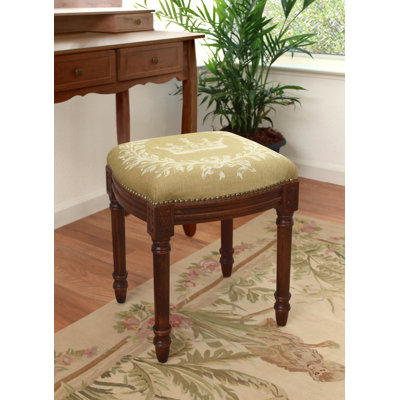 Billiot Solid Wood Accent Stool