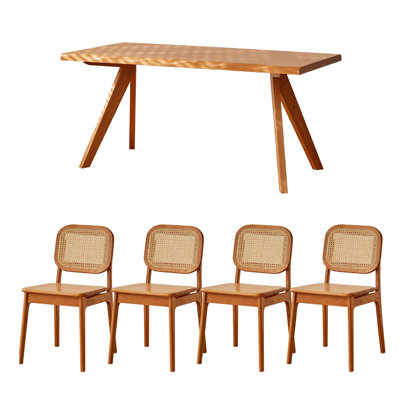 Ensemble de table en bois de cerisier Simple Creative