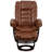 Shebeen Faux Leather Swivel Recliner-125065192