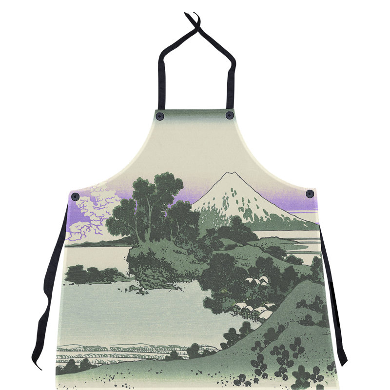 Bib Apron, Green/Purple