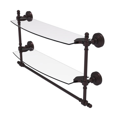 Retro Wave 2 Piece Tiered Shelf