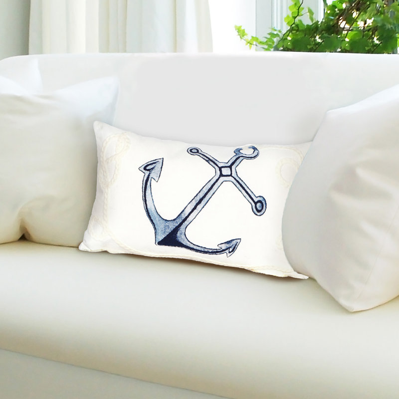 Vision II Outdoor Rectangular Pillow Cover & Insert, White