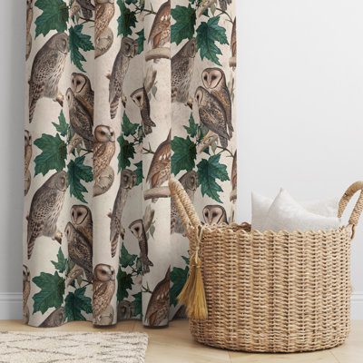 Semi Sheer Curtain Pair