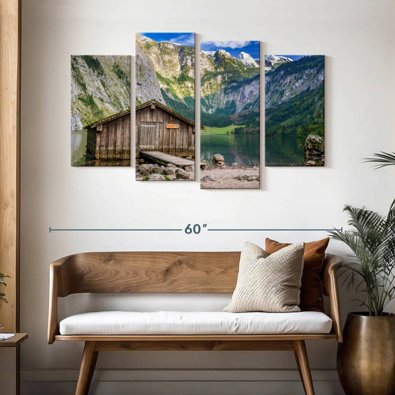 Chalet en bois Alvord, H 32 po x l 52 po