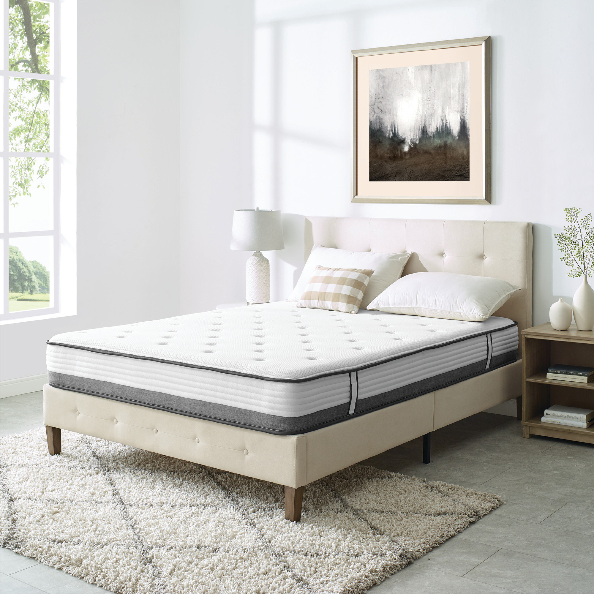 Wayfair Sleep™ Wayfair Sleep 9" Plush Cooling Gel Hybrid Mattress ...