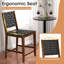 Amarre Counter Stool with Solid Wood Frame