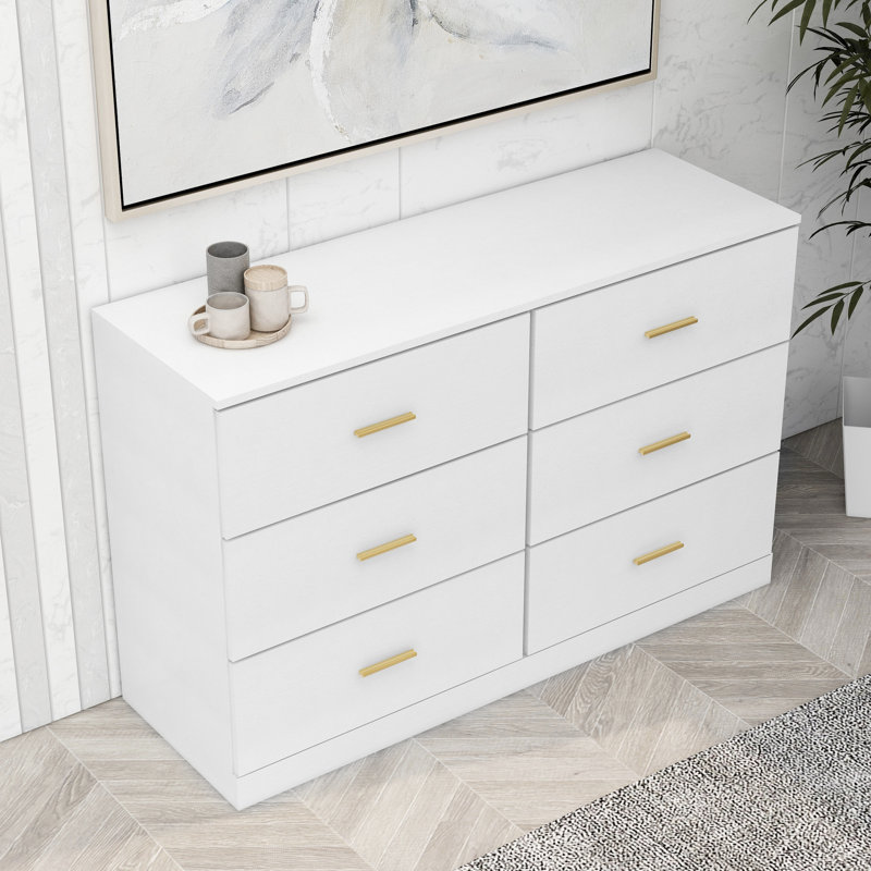 Commode 6 chambres en blanc