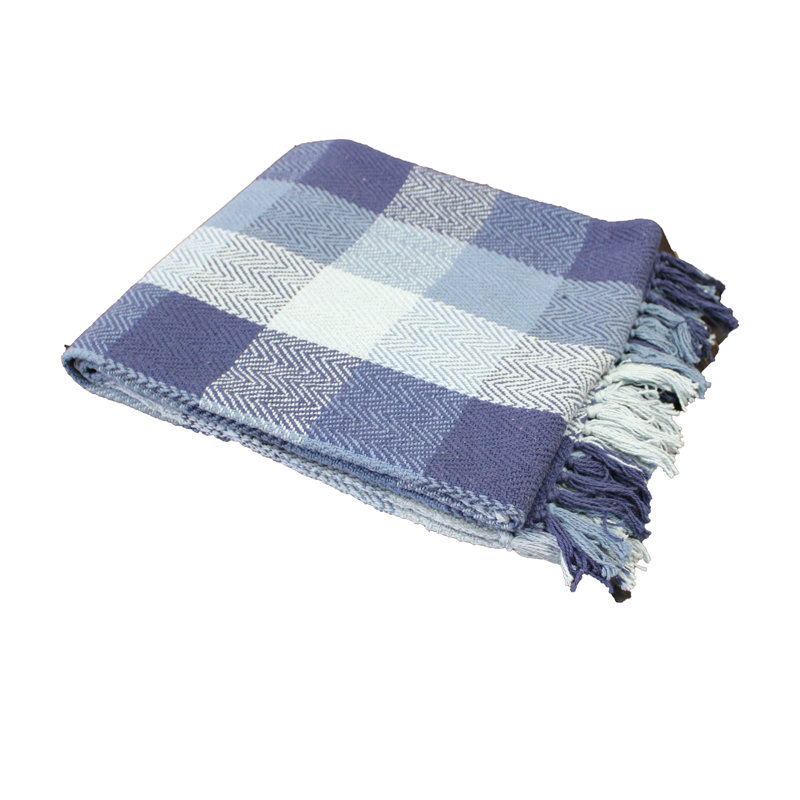 Jeté 100% coton Martine, Gris, l 80 po x P 60 po