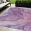 Tapis extérieur lavable abstrait lilas et lavande mauve 5 pi x 8 pi