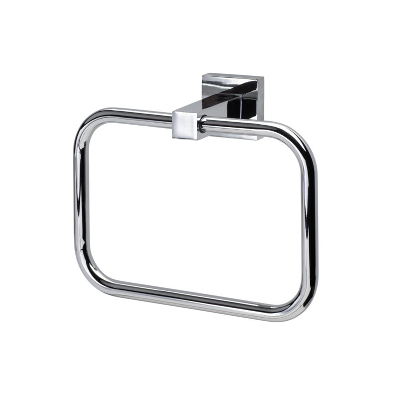 Anneau à serviette carré Baden, Chrome poli